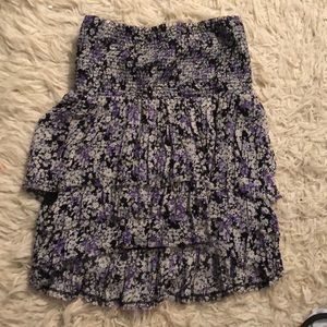 Free People Floral Skirt/ Top